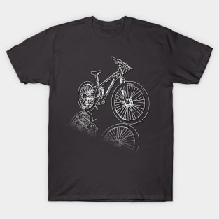 Reflejo de la Bicicleta T-Shirt